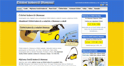 Desktop Screenshot of cistenikobercuolomouc.cz